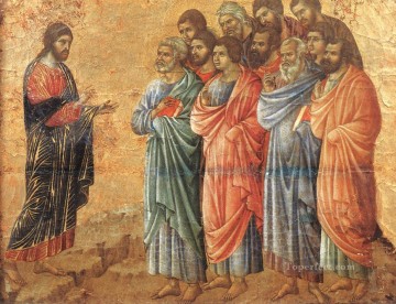 Aparición en la montaña de Galilea Escuela Sienesa Duccio Pinturas al óleo